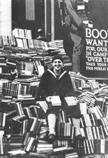 American Library Association - Campaigns - Pile of books contribut- Old Photo picture