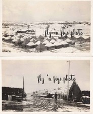 BORDER WAR NOGALES CAMP LITTLE - KELLY MOTOR TRUCK DETACHMENT RPPC 1916 LOT of 2 picture