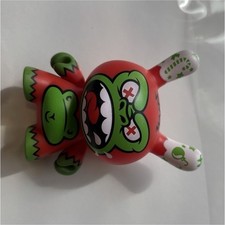 Kidrobot Dunny Red Green White Color Variant Vinyl Designer Figure picture