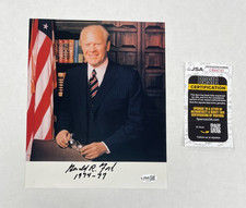 United States President Gerald Ford Signed Auto 8x10 Photo Autograph JSA COA picture