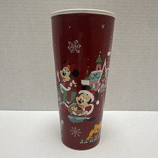 Disney Holiday Cheer Mickey & Friends Ceramic Travel Mug 2020 Christmas 12 Oz picture
