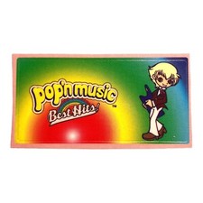 Sony PlayStation 2 PS2  Pop’n Music Best Hits Vintage Vtg Memory Card Sticker picture
