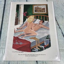 2000 Sexy Adult Cartoon Last 2 Minutes Vtg Print Ad/Poster Pinup Art Magazine Pg picture