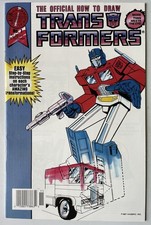 The Official How To Draw Transformers #1 • Rare HTF (Blackthorne Comics 1987) picture