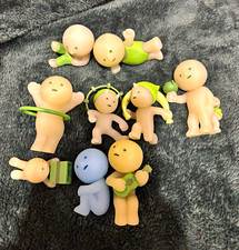 8-Piece Multicolor Plastic Miniature Figure Set - Figures Included picture