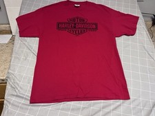 Vintage Harley Davidson Joliet IL Conrad’s Short Sleeve Shirt Unisex Large red picture