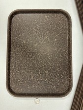 1962 VINTAGE SILITE MELAMINE BROWN SERVING TRAY Chicago, IL 16.125” x 11.75” picture