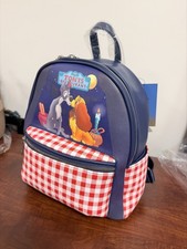 DANIELLE NICOLE DISNEY LADY & THE TRAMP KISSING MINI BACKPACK NEW with Tags picture