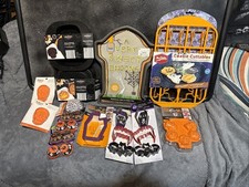 Lot 15 New Halloween Baking Lot Wilton Cookie Cutters Cake Pop Press Cake Pan picture