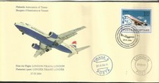 Albania Albanien 2006 Philatelic Cover First Flight London Tirana Airmail Stamp picture