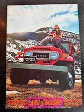Vintage 1970-1971 Toyota Land Cruiser Sales Brochure (Form No. 71915) picture