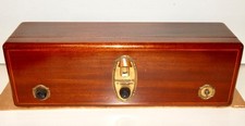 Antique RCA RADIOLA Model 18 ~ Vintage Tube Radio in Wood Coffin Style Cabinet picture