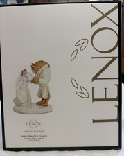 Lenox Disney Beauty and the Beast Belle's Wedding Dreams Figurine Cake Topper picture