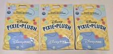 NEW 3 Packs Disney Pixie Plush Mystery Pin Pouch (5 Per Pack) SEALED picture