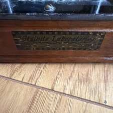 Vintage 1920s Steinite Laboratories Crystal Radio Receiver Antique Wood Box picture