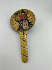 Vintage T Cohn Tin Carmen Miranda Fruit Lady Noisemaker New Years Party Toy picture