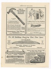 1917 Germantown Tool Works of Philadelphia Ad: No. 745, 746, 747 Hammer Pictured picture