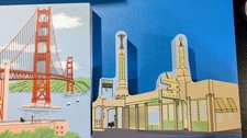 Cat's Meow Village Set of 4 West of the Mississippi Attractions (Shipping Incl) picture