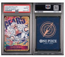 2023 ONE PIECE JAPANESE OP05-AWAKENING OF THE NEW ERA MONKEY D. LUFFY PSA 10 picture
