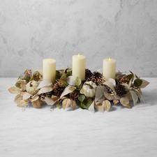 Pumpkin Patch Candle Holder Faux Centerpiece-williamssonoma|35433 picture