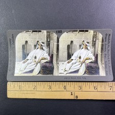 Bedouin Bride Syria Stereoview Keystone View Co. 1903 Hand-Colored picture