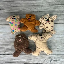 Nabisco Teddy Grahams Finger Puppet Plush Bears Sprinkles Chip Spicey Chunky picture