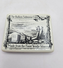 The Balkan Sobranie Empty Yenidje Tobacco Cigarette Pack Vintage Tin England picture