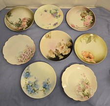 8  J&C Bavaria, Secres, Gilesia collector porcelain plates hand painted E. Trost picture