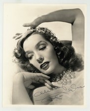 Lupe Velez 1940 Hand Signed Photo 8x10 Mexican Actress Singer Sultry Portrait  picture