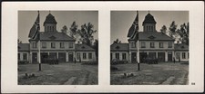 Airport of Lodz, Poland, german soldiers, Vintage fine art STEREO Photograph, co picture