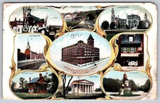 Various Scenic Views of Pennsylvania Philadelphia PA Postcard Stamped picture