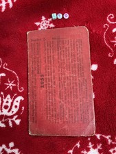 Vintage Amalgamated Engineering Union Membership Card 1955 picture