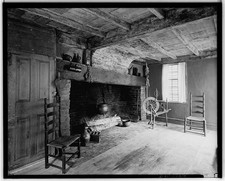 Photo:Salem MA Stephen Daniel House 1936 Kitchen Fireplace Interior HABS picture