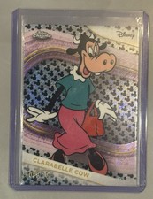 2025 Topps Chrome Disney Clarabelle Cow Mickey Mouse B&W Shimmer Refractor /101 picture