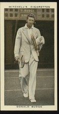 1935 Mitchell's A Gallery of 1935 #37 Donald Budge Tennis Tobacco Card picture
