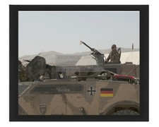 GERMAN FENNEK VEHICLE AFGHANISTAN FEYZABAD OPERATIONAL 2010 8X10 FRAMED PHOTO picture
