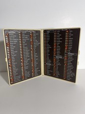Vintage Memorette Travel Shopping List Claude Alain Slide Tab Reminder 1960’s picture