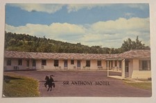 SIR ANTHONY MOTEL Rt.14 Barre Vermont VT Vintage Used Postcard 14 picture