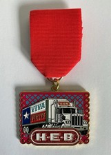 HEB Fiesta Medal 18-Wheeler Texas Grocery Store Advertising Collectible H-E-B picture
