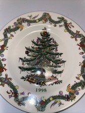 VTG SPODE 1998 Annual Collector’s Christmas Tree Plate - England 7 3/4