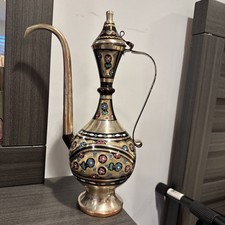 BRONZE WINE POT Arabian Antique Vintage Style handmade Home décor Metal craft picture