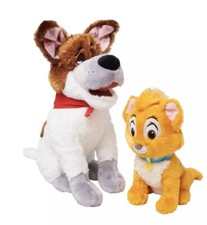 Disney Disney100 Decades 1980s Collection Oliver and Dodger Plush Set New HTF picture