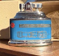 1959 General Electric GE table Lighter Unused Box Enamel Advertising Oval Rare picture