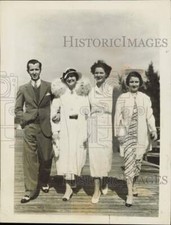 1935 Press Photo Jack Moffett and family stay at Fleetwood Hotel in Miami Beach picture