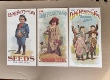 Vintage D.M. Ferry & Co. Standard Seeds Advertising Posters 1960's picture