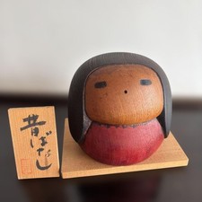 Sanpei Yamanaka Mukashibanashi Japanese Creative Kokeshi Doll Wood Base picture