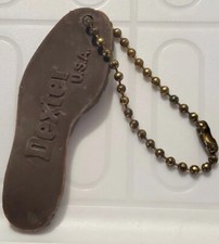 Vintage DEXTER USA Shoe Sole Keychain ~ Fast Shipping picture