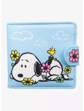Whatever Makes You Happy x Peanuts Floral Snoopy Wallet NEW picture