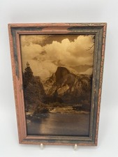 Vintage Pillsbury Orotone Photo Of Half Dome Yosemite Calif, 4 1/4
