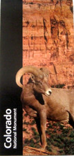 Colorado National Monument Colorado National Park Service Unigrid Brochure Map picture